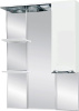 Зеркало-шкаф Misty Жасмин 75 с подсветкой, белая эмаль R фото в интернет-магазине «Wasser-Haus.ru»