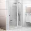 Душевая дверь в нишу Ravak CSD2-110 Transparent, профиль белый фото в интернет-магазине «Wasser-Haus.ru»