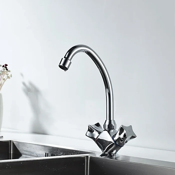 Смеситель для кухни Ledeme H87 L4187-2 хром фото в интернет-магазине «Wasser-Haus.ru»