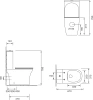 Унитаз-компакт SantiLine SL-5022 с микролифтом фото в интернет-магазине «Wasser-Haus.ru»