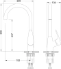 Смеситель для кухни Lemark Linara LM0405PJS жасмин фото в интернет-магазине «Wasser-Haus.ru»