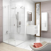 Душевой уголок Ravak CRV2-80+CPS-80 Transparent, профиль белый фото в интернет-магазине «Wasser-Haus.ru»