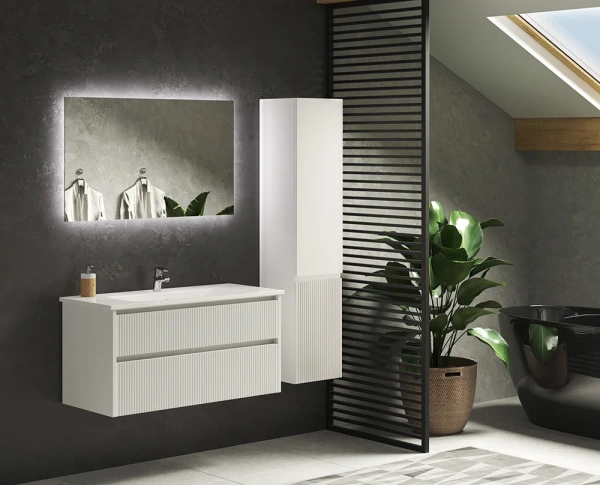 Мебель для ванной Sanvit Рольф 90 белая фото в интернет-магазине «Wasser-Haus.ru»