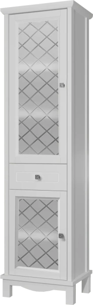 Шкаф-пенал Opadiris Омега 45 L белый фото в интернет-магазине «Wasser-Haus.ru»