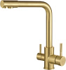 Смеситель Steel Hammer SH 801 Inox Bronze PVD для кухонной мойки фото в интернет-магазине «Wasser-Haus.ru»