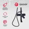 Душевая стойка Agger Brilliant A0394444 черный фото в интернет-магазине «Wasser-Haus.ru»