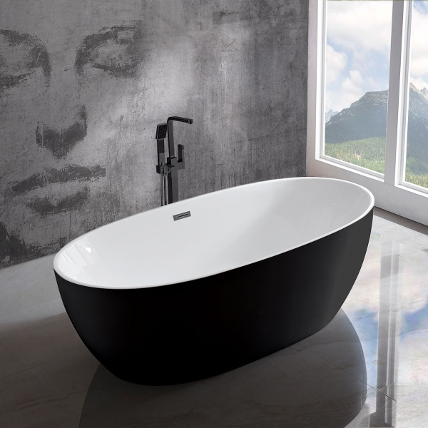 Акриловая ванна Vincea VBT-405-1700MB черная фото в интернет-магазине «Wasser-Haus.ru»