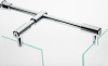 Душевой уголок Vegas Glass AFP-Fis Lux 100*90 08 10 L профиль глянцевый хром, стекло сатин фото в интернет-магазине «Wasser-Haus.ru»