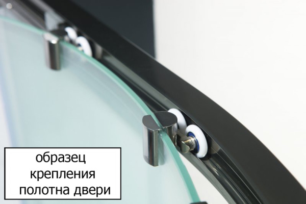 Душевой уголок Cezares Giubileo-R2-90 стекло с узором, золото фото в интернет-магазине «Wasser-Haus.ru»