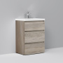 Мебель для ванной Am.Pm Gem S 60 напольная, светлый дуб фото в интернет-магазине «Wasser-Haus.ru»