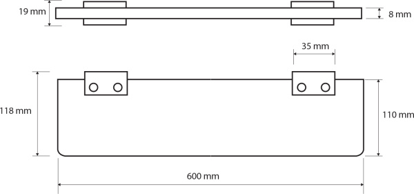 Полка Bemeta Nero 135002240 фото в интернет-магазине «Wasser-Haus.ru»