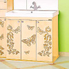 Мебель для ванной Misty Бабочка 75 бежевая, патина фото в интернет-магазине «Wasser-Haus.ru»