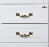 Шкаф-пенал ValenHouse Эллина 40 R белый, фурнитура бронза фото в интернет-магазине «Wasser-Haus.ru»