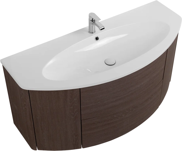 Мебель для ванной Cezares Eden 120 rovere scuro soft, раковина 50178 фото в интернет-магазине «Wasser-Haus.ru»