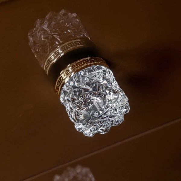 Мебель для ванной Armadi Art NeoArt 80 шоколад с ручками Crystal золото фото в интернет-магазине «Wasser-Haus.ru»