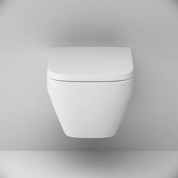 Комплект Унитаз подвесной AM.PM Spirit V2.0 FlashClean с микролифтом, белый + Инсталляция ProC I012707.0238 с кнопкой смыва ProC S, чёрная матовая фото в интернет-магазине «Wasser-Haus.ru»