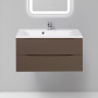 Мебель для ванной BelBagno Marino 90 cioccolato opaco фото в интернет-магазине «Wasser-Haus.ru»