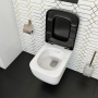 Комплект Унитаз подвесной Vitra Shift 7742B003-0075 с крышкой 91-083-009 + система инсталляции 800-2016 кнопка смыва хром фото в интернет-магазине «Wasser-Haus.ru»