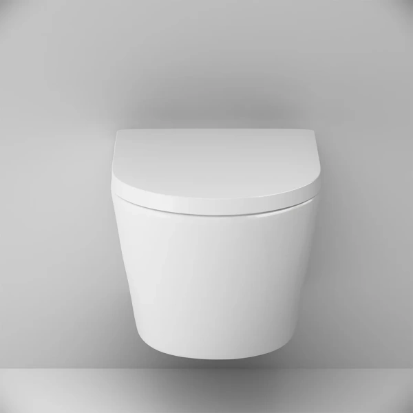 Комплект Унитаз подвесной AM.PM Sense C741701SC безободковый, с микролифтом + Инсталляция TECE Base 9400413 4 в 1 с кнопкой смыва фото в интернет-магазине «Wasser-Haus.ru»