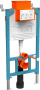 Комплект Унитаз подвесной Vitra Shift 7742B003-0075 с крышкой 91-003-009 + система инсталляции 800-2015 кнопка смыва хром фото в интернет-магазине «Wasser-Haus.ru»