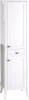 Шкаф-пенал ASB-Woodline Салерно 40 белый, патина серебро фото в интернет-магазине «Wasser-Haus.ru»