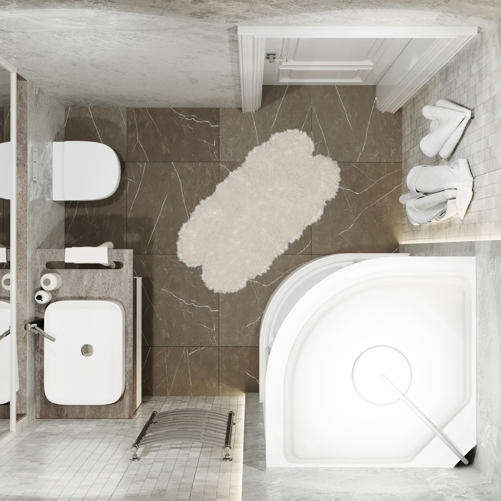 Душевая кабина Triton Стандарт 90х90 А ДН4 квадраты фото в интернет-магазине «Wasser-Haus.ru»