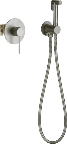 Гигиенический душ Timo Saona 2389/18SM со смесителем, С ВНУТРЕННЕЙ ЧАСТЬЮ, черное золото фото в интернет-магазине «Wasser-Haus.ru»