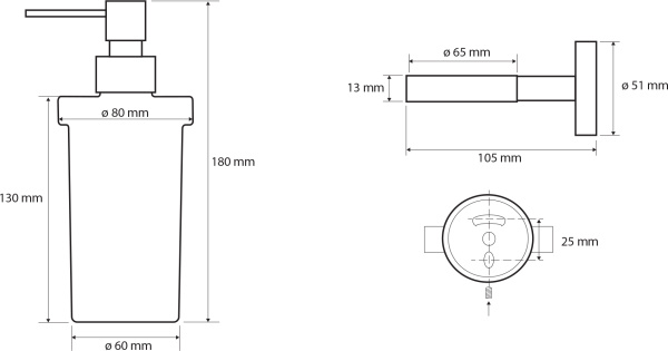 Дозатор Bemeta White 104109014 фото в интернет-магазине «Wasser-Haus.ru»