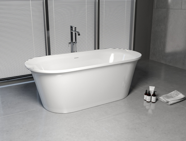 Акриловая ванна Aquanet Smart 260053 170x80, белая матовая фото в интернет-магазине «Wasser-Haus.ru»