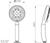 Душевая лейка Argo Alma AGD 20.1501 P фото в интернет-магазине «Wasser-Haus.ru»