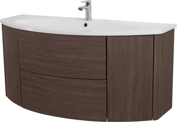 Мебель для ванной Cezares Eden 120 rovere scuro soft, раковина 50178 фото в интернет-магазине «Wasser-Haus.ru»
