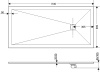 Поддон для душа RGW Stone Tray ST-0119G 90х110 фото в интернет-магазине «Wasser-Haus.ru»