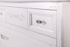 Мебель для ванной ASB-Woodline Модерн 105 белая, патина серебро фото в интернет-магазине «Wasser-Haus.ru»