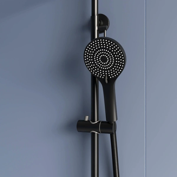 Душевая стойка RGW Shower Panels SP-33B матовый черный фото в интернет-магазине «Wasser-Haus.ru»