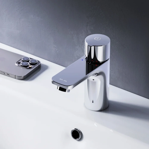 Смеситель для раковины AM.PM X-Joy TouchReel F85A02500 хром фото в интернет-магазине «Wasser-Haus.ru»