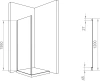 Душевой уголок RGW Passage PA-14+120 см (108-112)x120x195 профиль хром, стекло прозрачное фото в интернет-магазине «Wasser-Haus.ru»