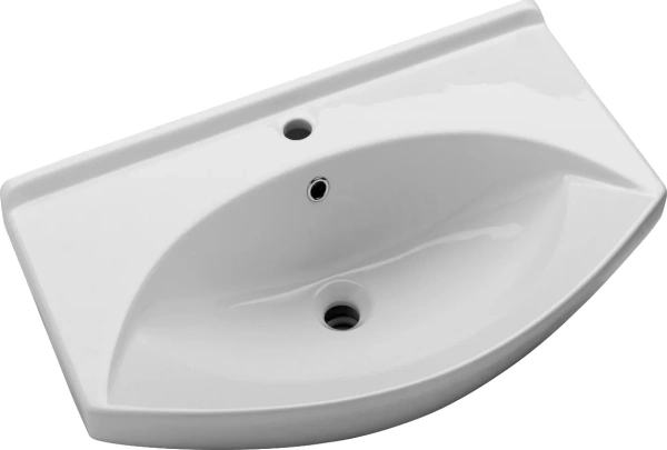 Тумба с раковиной Owl 1975 Vessla stor 65, подвесная, белый лак фото в интернет-магазине «Wasser-Haus.ru»