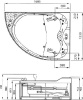 Акриловая ванна Gemy G9086 B R фото в интернет-магазине «Wasser-Haus.ru»