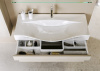 Мебель для ванной Aqwella 5 stars Бергамо 100 напольная, белая фото в интернет-магазине «Wasser-Haus.ru»