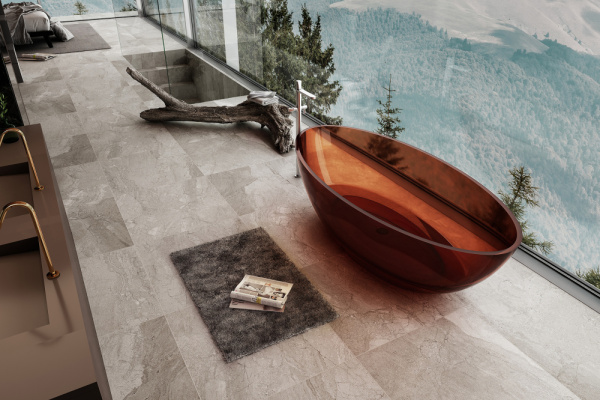 Прозрачная ванна ABBER Kristall AT9702Opal фото в интернет-магазине «Wasser-Haus.ru»