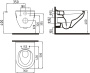 Комплект  Унитаз подвесной Bien Ion безободковый, с биде + Система инсталляции для унитазов AlcaPlast AM101/1120-4:1RS M71-001 фото в интернет-магазине «Wasser-Haus.ru»