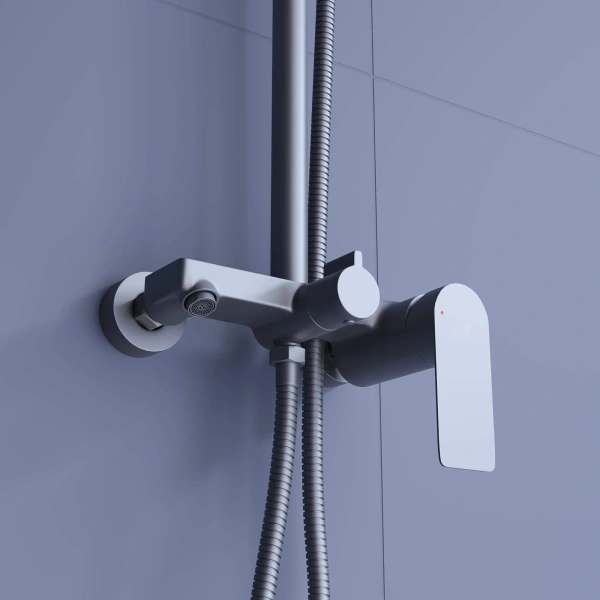 Душевая стойка RGW Shower Panels SP-27Gr серая фото в интернет-магазине «Wasser-Haus.ru»