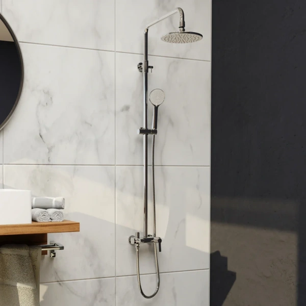 Душевая стойка RGW Shower Panels SP-31 хром фото в интернет-магазине «Wasser-Haus.ru»