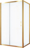 Душевой уголок Vegas Glass ZP+ZPV TUR NOVO 100*90 09 10 профиль золото, стекло сатин фото в интернет-магазине «Wasser-Haus.ru»