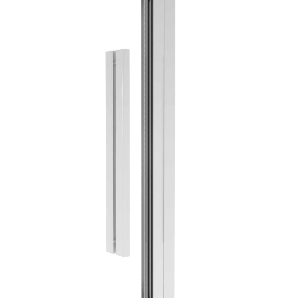 Душевая дверь в нишу Vincea Slim Soft 120 см, профиль хром, стекло прозрачное фото в интернет-магазине «Wasser-Haus.ru»