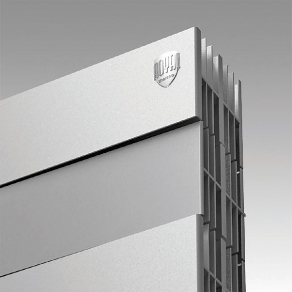 Радиатор биметаллический Royal Thermo Piano Forte Tower silver satin 22 секции, серебро с монтажным набором фото в интернет-магазине «Wasser-Haus.ru»