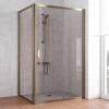 Душевой уголок Vegas Glass ZP+ZPV 120*80 05 05 профиль бронза, стекло бронза фото в интернет-магазине «Wasser-Haus.ru»