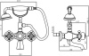 Смеситель Timo Nelson 1914Y-CR Antique для ванны с душем фото в интернет-магазине «Wasser-Haus.ru»
