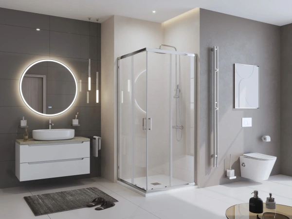 Поддон для душа BelBagno Uno A 90х90, белый, с сифоном фото в интернет-магазине «Wasser-Haus.ru»