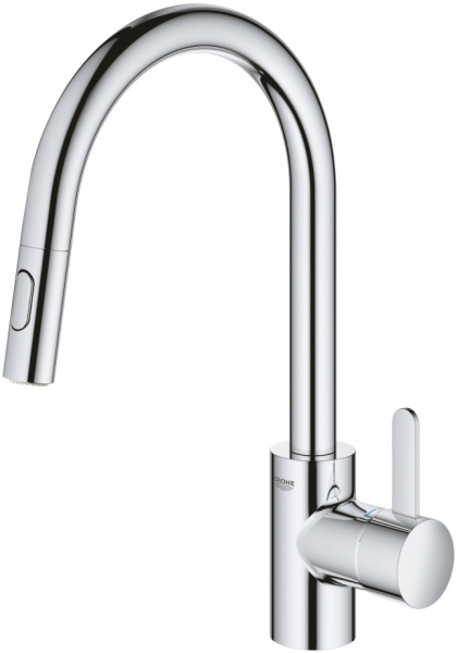 Смеситель Grohe Eurosmart Cosmopolitan 31481001 для кухонной мойки фото в интернет-магазине «Wasser-Haus.ru»